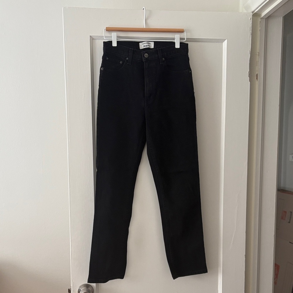 Reformation Liza high straight crop denim